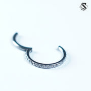 piercing titanio aro clicker plateado